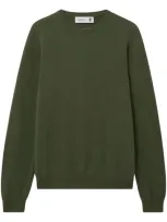 Pringle Of Scotland Round-neck Cashmere Jumper In Green