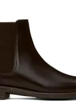 Ps By Paul Smith Brown Cedric Leather Boots In 66 Browns