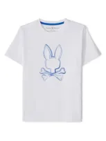 Psycho Bunny Kids' Vincent Graphic T-shirt In White