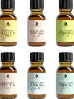 Pursonic 6 Pack Of Aromatherapy Essential Oils In Multicolor