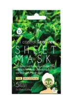 Pursonic Oil Control Tea Tree Sheet Mask In Green