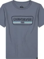 Quiksilver Kids' Range Life Graphic T-shirt In Flint Stone