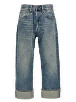 R13 'cuffed X Bf' Jeans In Blue