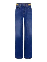 Rabanne Denim Jeans In Blue