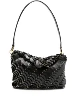 Rabanne Paco Shoulder Bag In Black  