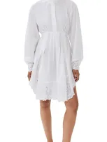 Rabanne Poplin Dress White