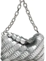 Rabanne Silver Paco Clutch Bag