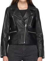 Rag & Bone Black Arrow Leather Jacket