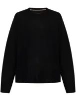 Rag & Bone Contrast-stitching Jumper In Black