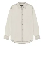 Rag & Bone Denim Matthew Shirt In Smoke