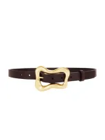 Rag & Bone Highline Belt In Dark Espresso