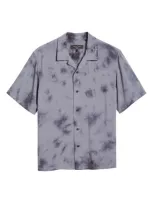 Rag & Bone Avery Washed Short Sleeve Shirt In Ombre