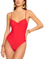 Ramy Brook Jayda One Piece Swimsuit In Flame