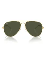 Ray Ban Old Aviator 58mm Sunglasses In Gold Flash