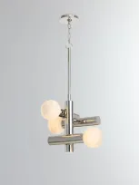 Regina Andrew Dion 20" 3-light Chandelier In Nickel