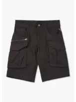 Replay Mens Joe Cargo Shorts In Black In Black Fabric