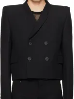 Rick Owens Black Jmf Neue Alice Blazer In 09 Black