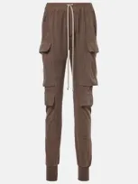 Rick Owens Drkshdw Mastodon Megacargo Jeans In Brown