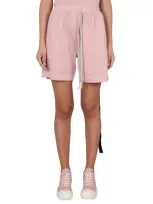 Rick Owens Drkshdw Drawstring Waist Shorts In Pink