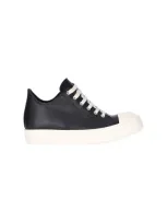 Rick Owens Low-top Sneakers In Black  