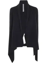 Rick Owens Medium Wrap Cardigan Clothing In Black