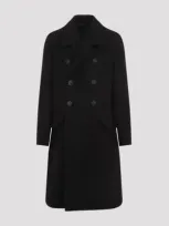 Rick Owens Officer Coat 48 In Black