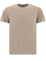 Rick Owens Women Cropped Level T-shirt In Grey