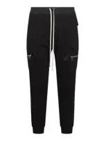 Rick Owens Mens Black Mastodon Tapered-leg Regular-fit Cotton Trousers