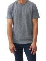 Rodd & Gunn Men's Fairfield Turkish Cotton And Linen Melange T-shirt In Denim