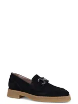 Ron White Hoda Platform Bit Loafer In Onyx