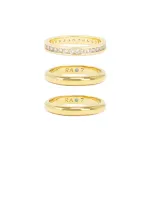 Roxanne Assoulin The Luminaries Stack Ring In Gold