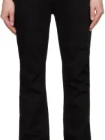 Rta Black Denis Jeans In Black Logo