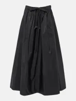 's Max Mara Lirica Taffeta Maxi Skirt In Black