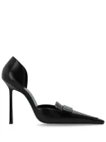 Saint Laurent Stone Pump In Black