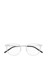 Saint Laurent Eyewear Eyeglasses In Silver