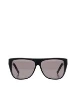 Saint Laurent New Wave Sl 1 Sunglasses In Black