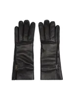 Saint Laurent Gloves In Black