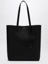 Saint Laurent Large Shopping N/s Bag In Black