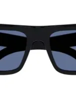 Saint Laurent Sl 469 Sunglasses In Black Black Blue