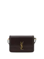 Saint Laurent Solferino Shoulder Bag In Dark Sweet Choco