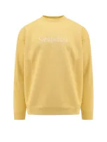 Saint Laurent Sweatshirt In Yellow