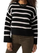 Sanctuary Chilly Out Chenille Sweater In Black