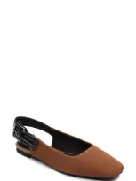 Sanctuary Kitchy Slingback Flat In Brown