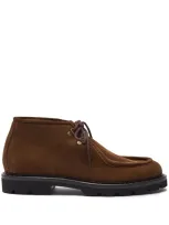 Scarosso Doriano Brown Suede - Man Derbies Brown In Brown - Suede