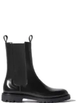 Scarosso Wooster Boots In Black - Brushed Calf