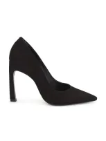 Schutz Lou Curve Pointed Toe Pump In Black