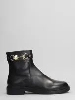 See By Chloé Signature 1 Low Heels Ankle Boots In Black Leather