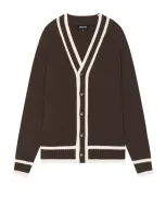 Ser.o.ya Aiden Knit Cardigan In Ash Brown