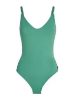 Shan Ring-strap Swimsuit In Green