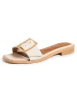 Shekudo Florian Sandals Bone